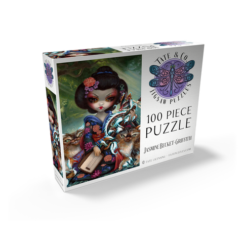 Kirin and Bakeneko Cats - Jasmine Becket-Griffith 100 Jigsaw Puzzle box view2