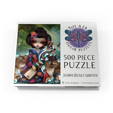 Kirin and Bakeneko Cats - Jasmine Becket-Griffith 500 Jigsaw Puzzle box view3