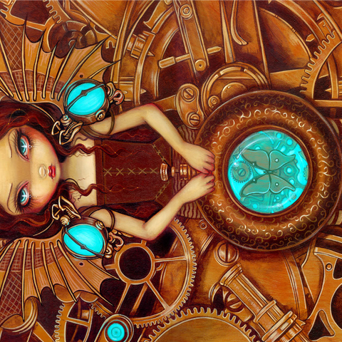 Mechanical Steampunk Angel I - Jasmine Becket-Griffith 1000 Jigsaw Puzzle 3D Modell