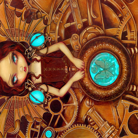 Mechanical Steampunk Angel I - Jasmine Becket-Griffith 100 Jigsaw Puzzle 3D Modell
