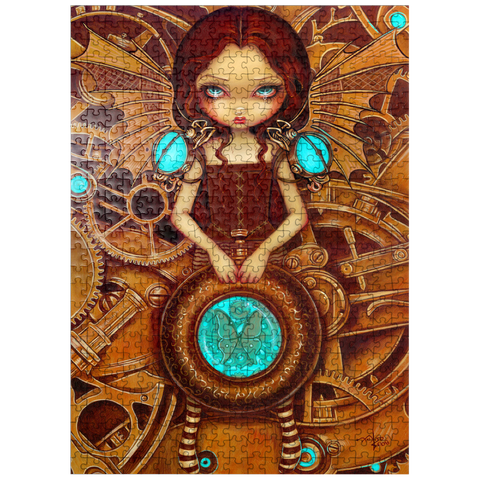 puzzleplate Mechanical Steampunk Angel I - Jasmine Becket-Griffith 500 Jigsaw Puzzle