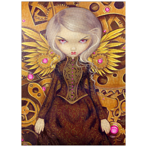 puzzleplate Mechanical Steampunk Angel II - Jasmine Becket-Griffith 1000 Jigsaw Puzzle