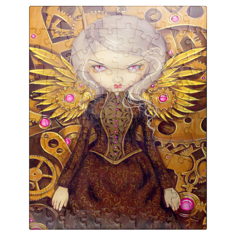 puzzleplate Mechanical Steampunk Angel II - Jasmine Becket-Griffith 100 Jigsaw Puzzle