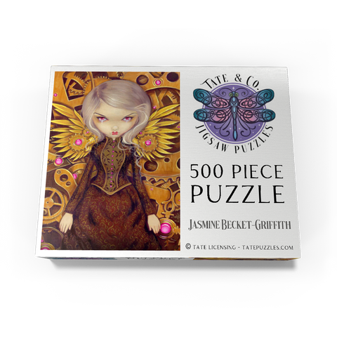 Mechanical Steampunk Angel II - Jasmine Becket-Griffith 500 Jigsaw Puzzle box view3