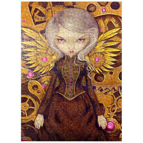 puzzleplate Mechanical Steampunk Angel II - Jasmine Becket-Griffith 500 Jigsaw Puzzle