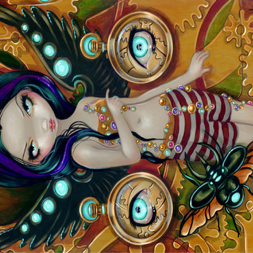 Mechanical Steampunk Angel III - Jasmine Becket-Griffith 100 Jigsaw Puzzle 3D Modell