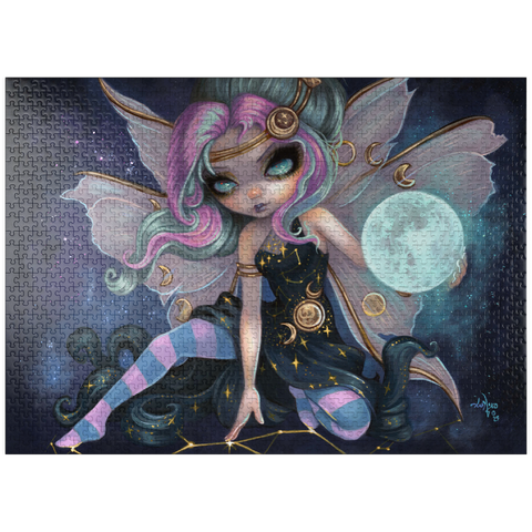 puzzleplate Onyx Moonshadow Fairy - Jasmine Becket-Griffith 1000 Jigsaw Puzzle