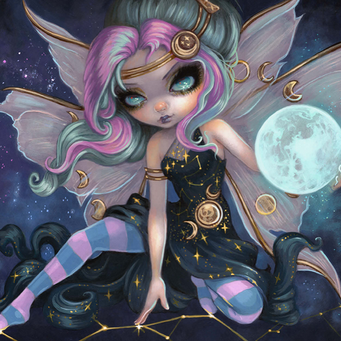 Onyx Moonshadow Fairy - Jasmine Becket-Griffith 500 Jigsaw Puzzle 3D Modell