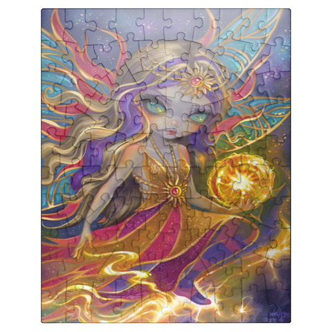 puzzleplate Solara Sunflare Fairy - Jasmine Becket-Griffith 100 Jigsaw Puzzle
