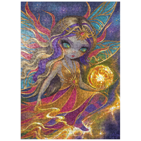 puzzleplate Solara Sunflare Fairy - Jasmine Becket-Griffith 500 Jigsaw Puzzle