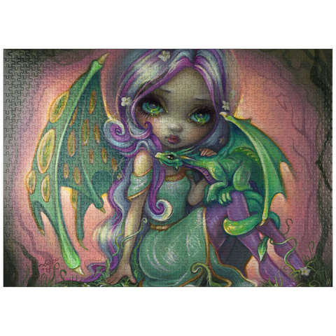 puzzleplate Sprout Dragonling Fairy - Jasmine Becket-Griffith 1000 Jigsaw Puzzle