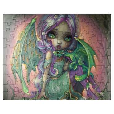 puzzleplate Sprout Dragonling Fairy - Jasmine Becket-Griffith 100 Jigsaw Puzzle