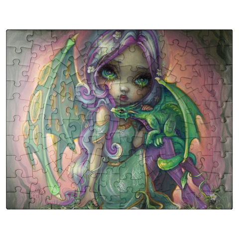 puzzleplate Sprout Dragonling Fairy - Jasmine Becket-Griffith 100 Jigsaw Puzzle