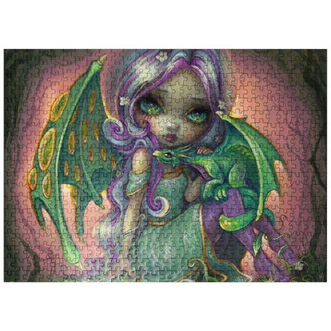 puzzleplate Sprout Dragonling Fairy - Jasmine Becket-Griffith 500 Jigsaw Puzzle