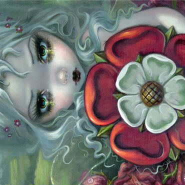 Tudor Rose Fairy - Jasmine Becket-Griffith 1000 Jigsaw Puzzle 3D Modell