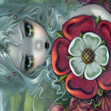 Tudor Rose Fairy - Jasmine Becket-Griffith 100 Jigsaw Puzzle 3D Modell