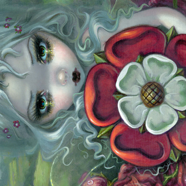 Tudor Rose Fairy - Jasmine Becket-Griffith 500 Jigsaw Puzzle 3D Modell