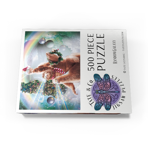 Sloth Cat and Llama Christmas Companions - Random Galaxy 500 Jigsaw Puzzle box view3