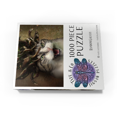 Meowdusa Vintage Medusa Cat - Random Galaxy 1000 Jigsaw Puzzle box view3