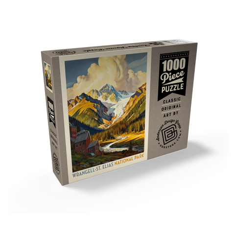 Wrangell-St. Elias National Park: Shady Valley 1000 Jigsaw Puzzle box view2