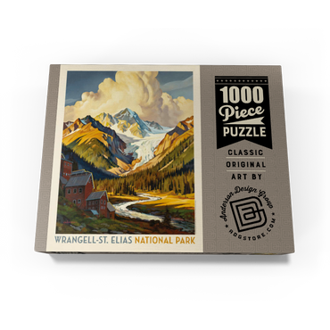 Wrangell-St. Elias National Park: Shady Valley 1000 Jigsaw Puzzle box view3