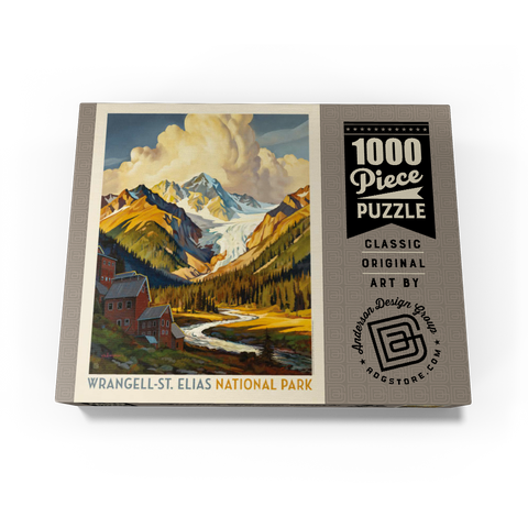Wrangell-St. Elias National Park: Shady Valley 1000 Jigsaw Puzzle box view3
