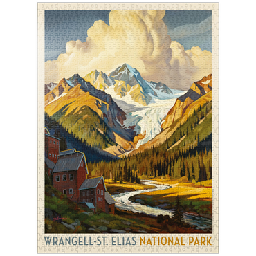 puzzleplate Wrangell-St. Elias National Park: Shady Valley 1000 Jigsaw Puzzle