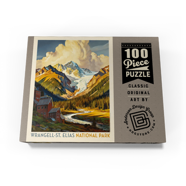 Wrangell-St. Elias National Park: Shady Valley 100 Jigsaw Puzzle box view3