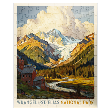 puzzleplate Wrangell-St. Elias National Park: Shady Valley 100 Jigsaw Puzzle