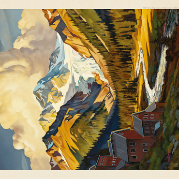 Wrangell-St. Elias National Park: Shady Valley 100 Jigsaw Puzzle 3D Modell