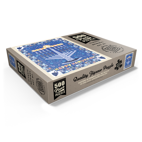 Happy Hanukkah 500 Jigsaw Puzzle box view1