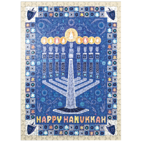 puzzleplate Happy Hanukkah 500 Jigsaw Puzzle