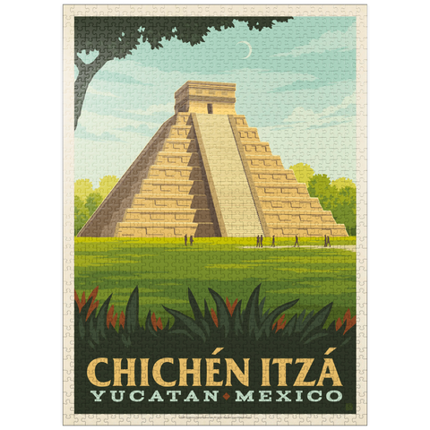 puzzleplate Mexico: Chichén Itzá 1000 Jigsaw Puzzle