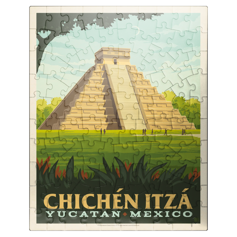 puzzleplate Mexico: Chichén Itzá 100 Jigsaw Puzzle
