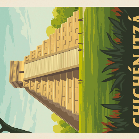 Mexico: Chichén Itzá 500 Jigsaw Puzzle 3D Modell
