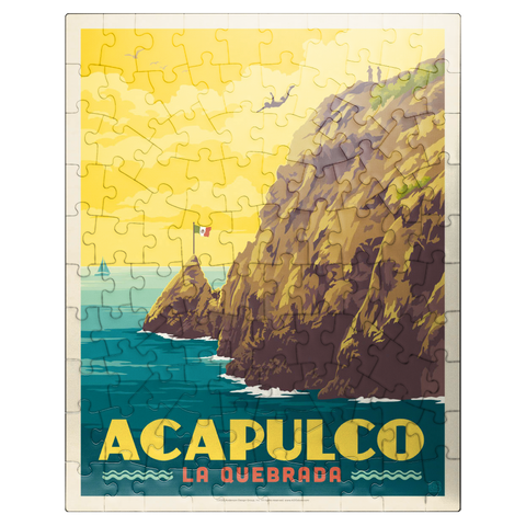 puzzleplate Mexico: Acapulco, La Quebrada 100 Jigsaw Puzzle
