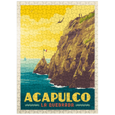 puzzleplate Mexico: Acapulco, La Quebrada 500 Jigsaw Puzzle