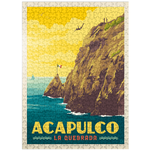 puzzleplate Mexico: Acapulco, La Quebrada 500 Jigsaw Puzzle