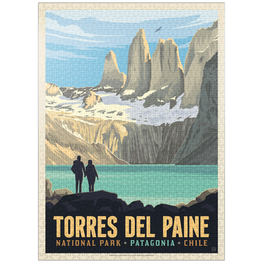 puzzleplate Chile: Torres del Paine National Park (Patagonia) 1000 Jigsaw Puzzle