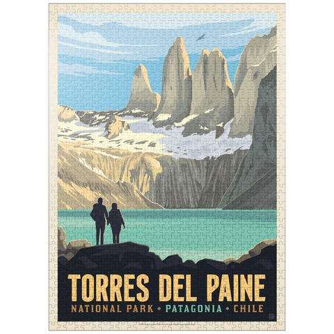 puzzleplate Chile: Torres del Paine National Park (Patagonia) 1000 Jigsaw Puzzle
