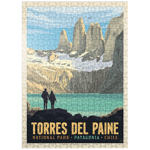 puzzleplate Chile: Torres del Paine National Park (Patagonia) 500 Jigsaw Puzzle