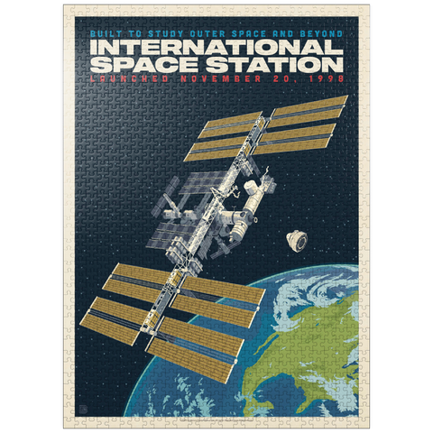 puzzleplate NASA: 1998 International Space Station 1000 Jigsaw Puzzle