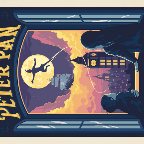 Peter Pan: J.M. Barrie 100 Jigsaw Puzzle 3D Modell