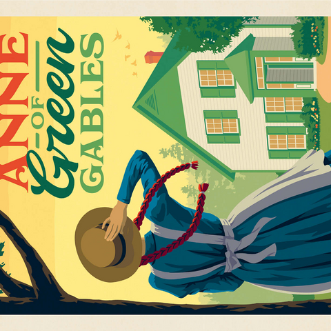 Anne Of Green Gables: Lucy Maud Montgomery 1000 Jigsaw Puzzle 3D Modell