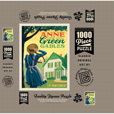 Anne Of Green Gables: Lucy Maud Montgomery 1000 Jigsaw Puzzle box 3D Modell