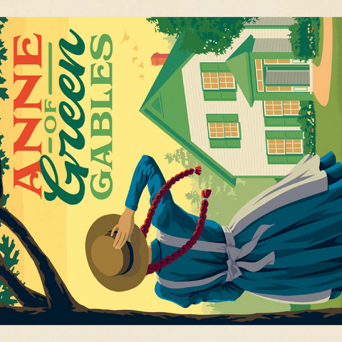 Anne Of Green Gables: Lucy Maud Montgomery 100 Jigsaw Puzzle 3D Modell