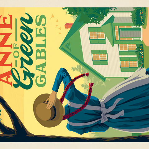 Anne Of Green Gables: Lucy Maud Montgomery 500 Jigsaw Puzzle 3D Modell