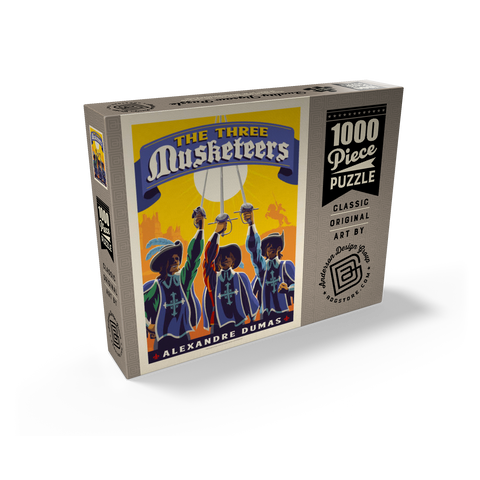 The Three Musketeers: Alexandre Dumas 1000 Jigsaw Puzzle box view2