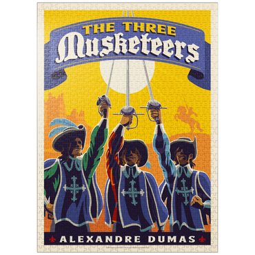 puzzleplate The Three Musketeers: Alexandre Dumas 1000 Jigsaw Puzzle