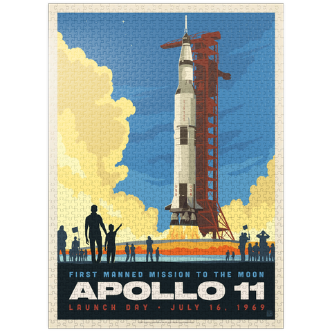 puzzleplate NASA 1969: Apollo 11 Lift-Off 1000 Jigsaw Puzzle